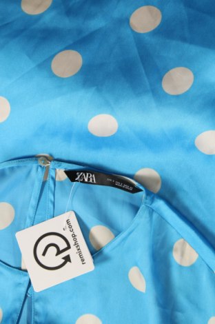 Bluză de femei Zara, Mărime S, Culoare Albastru, Preț 41,33 Lei