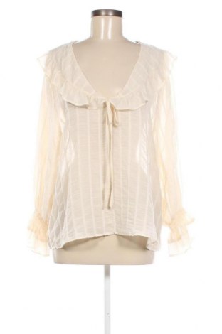 Дамска блуза Zara, Размер XL, Цвят Екрю, Цена 14,85 лв.