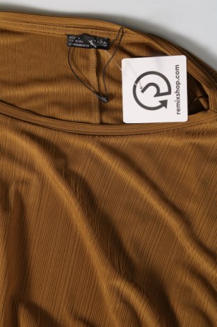 Дамска блуза Zara, Размер M, Цвят Зелен, Цена 20,06 лв.