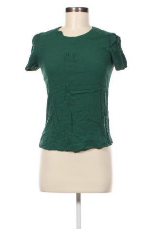 Дамска блуза Zara, Размер S, Цвят Зелен, Цена 6,00 лв.