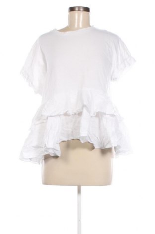 Damen Shirt Zara, Größe M, Farbe Weiß, Preis 13,92 €