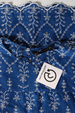 Bluză de femei Zara, Mărime M, Culoare Albastru, Preț 30,61 Lei