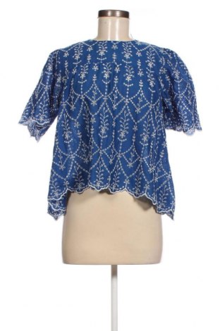 Bluză de femei Zara, Mărime M, Culoare Albastru, Preț 51,02 Lei