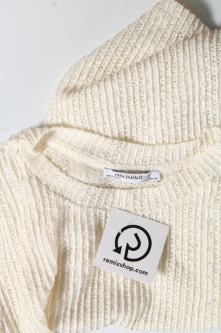 Γυναικεία μπλούζα Zara Trafaluc, Μέγεθος S, Χρώμα Λευκό, Τιμή 4,33 €