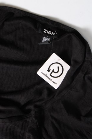 Γυναικεία μπλούζα Zign, Μέγεθος XL, Χρώμα Μαύρο, Τιμή 10,30 €