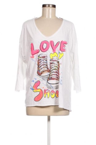 Γυναικεία μπλούζα Zwillingsherz, Μέγεθος XL, Χρώμα Λευκό, Τιμή 17,00 €