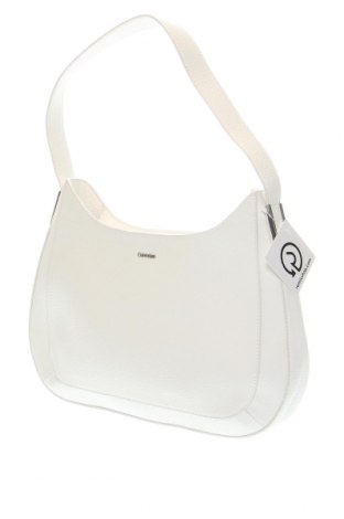 Дамска чанта Calvin Klein, Цвят Бял, Цена 236,55 лв.
