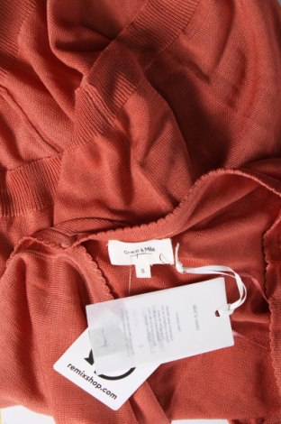 Γυναικεία ζακέτα Grace & Mila, Μέγεθος S, Χρώμα Πορτοκαλί, Τιμή 19,18 €