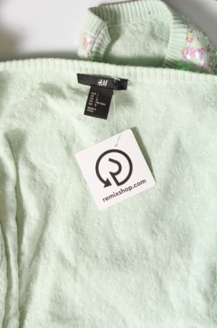 Damen Strickjacke H&M, Größe L, Farbe Grün, Preis 8,50 €