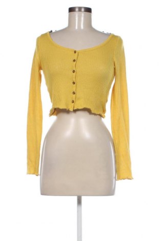 Damen Strickjacke H&M Divided, Größe S, Farbe Gelb, Preis 4,04 €