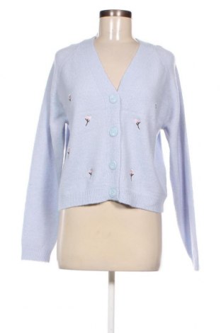 Damen Strickjacke Pieces, Größe M, Farbe Blau, Preis € 12,99