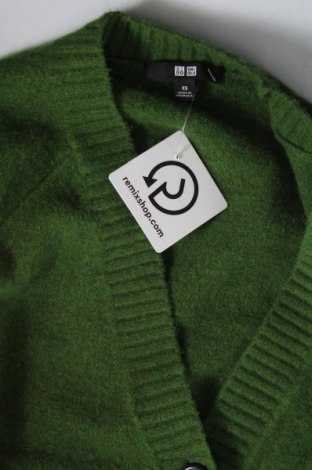 Damen Strickjacke Uniqlo, Größe XS, Farbe Grün, Preis € 13,65