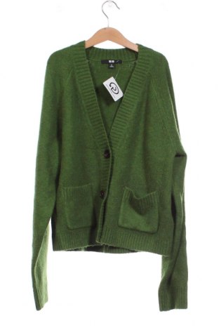 Cardigan de damă Uniqlo, Mărime XS, Culoare Verde, Preț 68,07 Lei