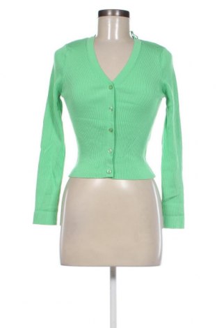 Cardigan de damă Zara, Mărime M, Culoare Verde, Preț 29,31 Lei