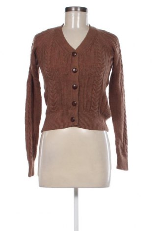 Cardigan de damă Zara Knitwear, Mărime S, Culoare Maro, Preț 41,75 Lei