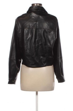 Dámska kožená bunda  Bershka, Veľkosť S, Farba Čierna, Cena  6,91 €