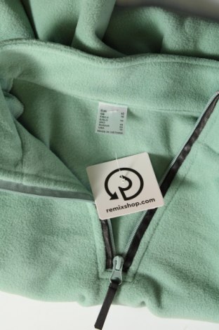 Γυναικεία μπλούζα fleece, Μέγεθος L, Χρώμα Πράσινο, Τιμή 3,56 €