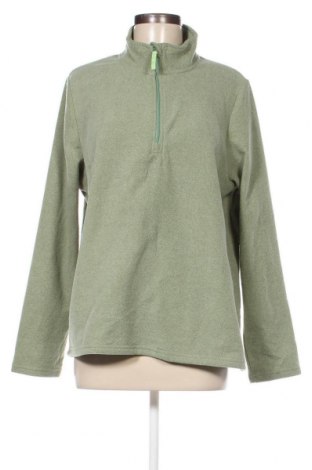 Γυναικεία μπλούζα fleece Crane, Μέγεθος XL, Χρώμα Πράσινο, Τιμή 4,27 €