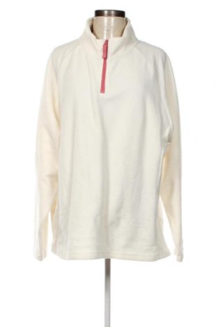 Γυναικεία μπλούζα fleece Tex, Μέγεθος 3XL, Χρώμα Λευκό, Τιμή 6,40 €