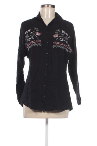 Γυναικείο πουκάμισο, Μέγεθος M, Χρώμα Μαύρο, Τιμή 11,05 €