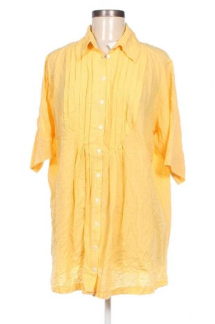 Дамска риза, Размер XXL, Цвят Жълт, Цена 13,00 лв.