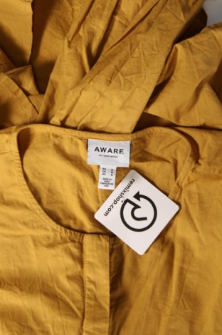 Γυναικείο πουκάμισο Aware by Vero Moda, Μέγεθος M, Χρώμα Κίτρινο, Τιμή 5,83 €