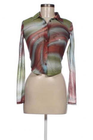Γυναικείο πουκάμισο Bershka, Μέγεθος S, Χρώμα Πολύχρωμο, Τιμή 6,96 €
