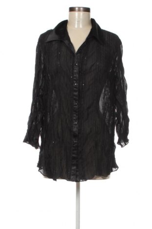 Γυναικείο πουκάμισο Canda, Μέγεθος XXL, Χρώμα Μαύρο, Τιμή 6,96 €
