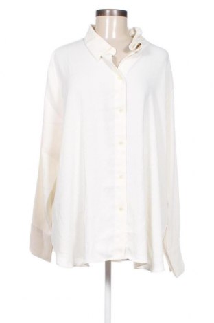 Γυναικείο πουκάμισο H&M, Μέγεθος XXL, Χρώμα Εκρού, Τιμή 15,46 €