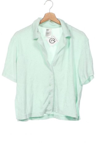 Γυναικείο πουκάμισο H&M, Μέγεθος XS, Χρώμα Πράσινο, Τιμή 7,02 €