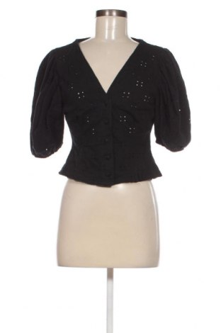Γυναικείο πουκάμισο H&M, Μέγεθος S, Χρώμα Μαύρο, Τιμή 9,00 €