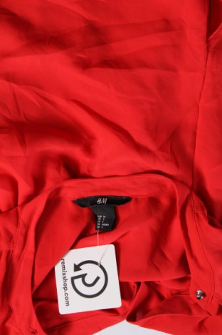 Cămașă de femei H&M, Mărime XS, Culoare Roșu, Preț 28,78 Lei