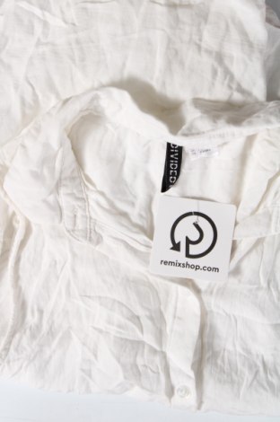 Γυναικείο πουκάμισο H&M Divided, Μέγεθος S, Χρώμα Λευκό, Τιμή 6,18 €
