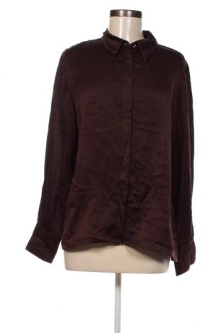 Γυναικείο πουκάμισο Hallhuber, Μέγεθος XL, Χρώμα Καφέ, Τιμή 16,63 €