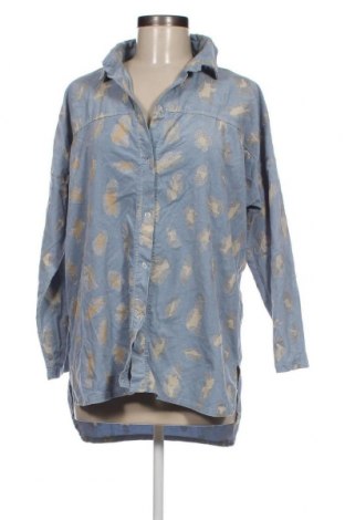 Γυναικείο πουκάμισο Made In Italy, Μέγεθος M, Χρώμα Μπλέ, Τιμή 5,41 €