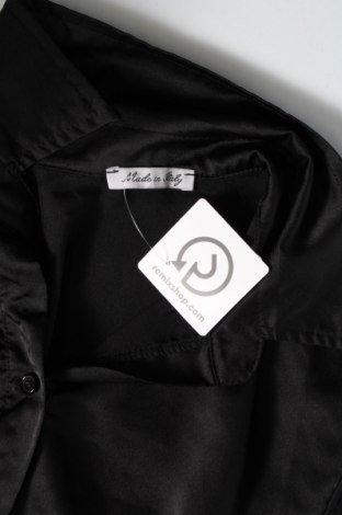 Γυναικείο πουκάμισο Made In Italy, Μέγεθος M, Χρώμα Μαύρο, Τιμή 5,41 €