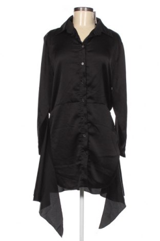 Γυναικείο πουκάμισο Made In Italy, Μέγεθος M, Χρώμα Μαύρο, Τιμή 6,18 €
