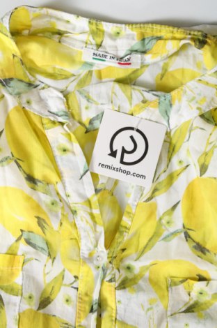 Γυναικείο πουκάμισο Made In Italy, Μέγεθος XXL, Χρώμα Πολύχρωμο, Τιμή 21,71 €