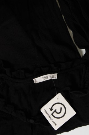 Γυναικείο πουκάμισο Mango, Μέγεθος S, Χρώμα Μαύρο, Τιμή 8,29 €