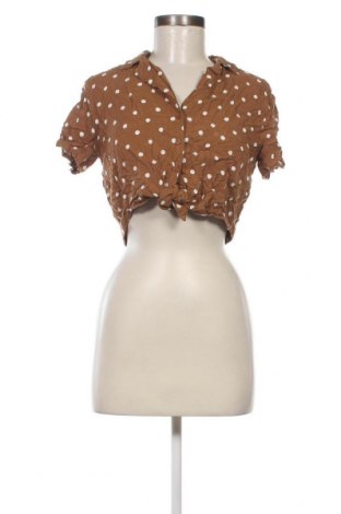 Γυναικείο πουκάμισο Pull&Bear, Μέγεθος M, Χρώμα Καφέ, Τιμή 6,96 €