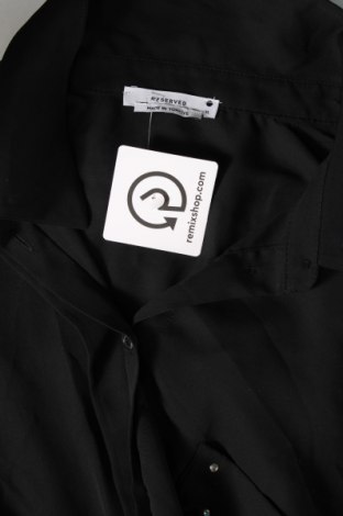 Дамска риза Reserved, Размер XL, Цвят Черен, Цена 12,50 лв.