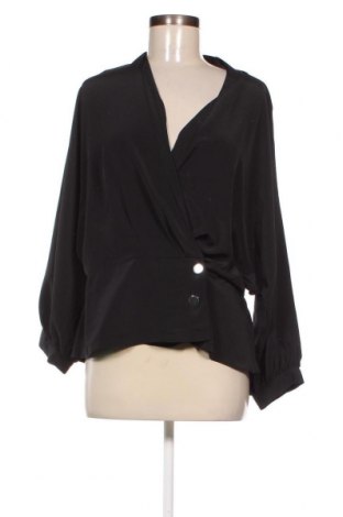 Γυναικείο πουκάμισο River Island, Μέγεθος L, Χρώμα Μαύρο, Τιμή 21,83 €