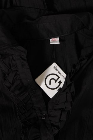 Γυναικείο πουκάμισο S.Oliver, Μέγεθος S, Χρώμα Μαύρο, Τιμή 10,78 €