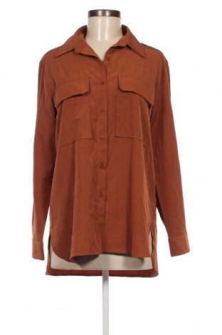 Γυναικείο πουκάμισο SHEIN, Μέγεθος S, Χρώμα Καφέ, Τιμή 6,96 €