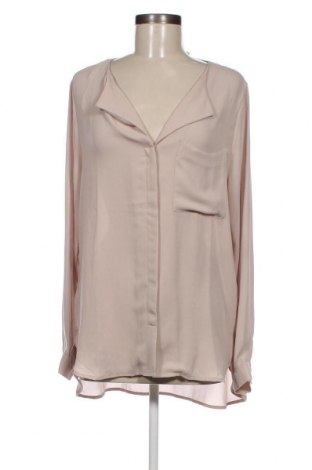 Γυναικείο πουκάμισο Selected Femme, Μέγεθος L, Χρώμα  Μπέζ, Τιμή 14,85 €