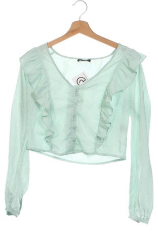 Γυναικείο πουκάμισο Tally Weijl, Μέγεθος S, Χρώμα Πράσινο, Τιμή 6,96 €