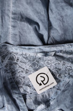 Γυναικείο πουκάμισο Tom Tailor, Μέγεθος L, Χρώμα Μπλέ, Τιμή 11,57 €