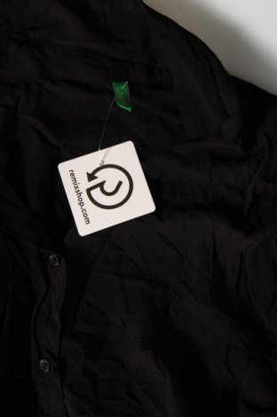Γυναικείο πουκάμισο United Colors Of Benetton, Μέγεθος L, Χρώμα Μαύρο, Τιμή 10,52 €