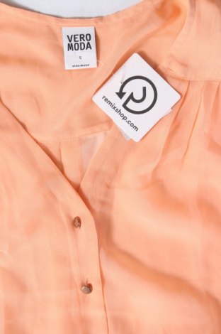 Дамска риза Vero Moda, Размер S, Цвят Оранжев, Цена 7,00 лв.