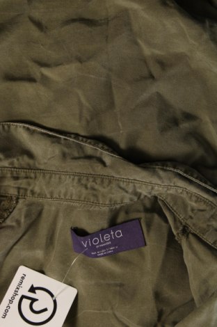 Дамска риза Violeta by Mango, Размер M, Цвят Зелен, Цена 15,39 лв.